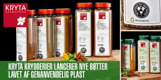 Kryta krydderier lancerer genanvendeligt plast